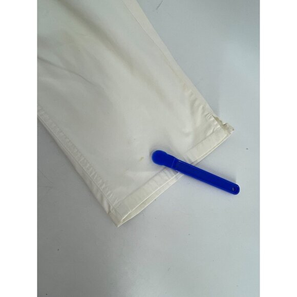 Talbots Women's White Stretch Crop Chino Pants Jeans Summer Size 6 - Picture 13 of 14